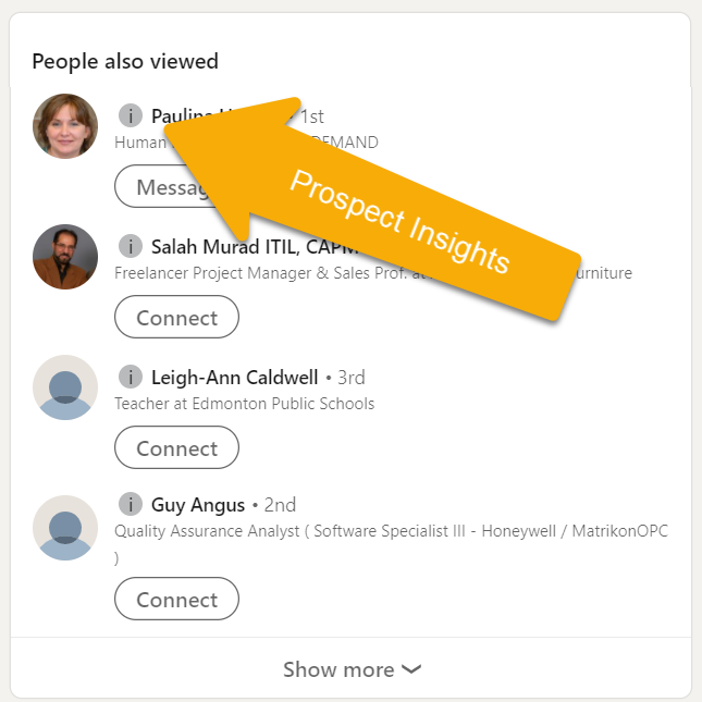LinkedIn Prospect Insights